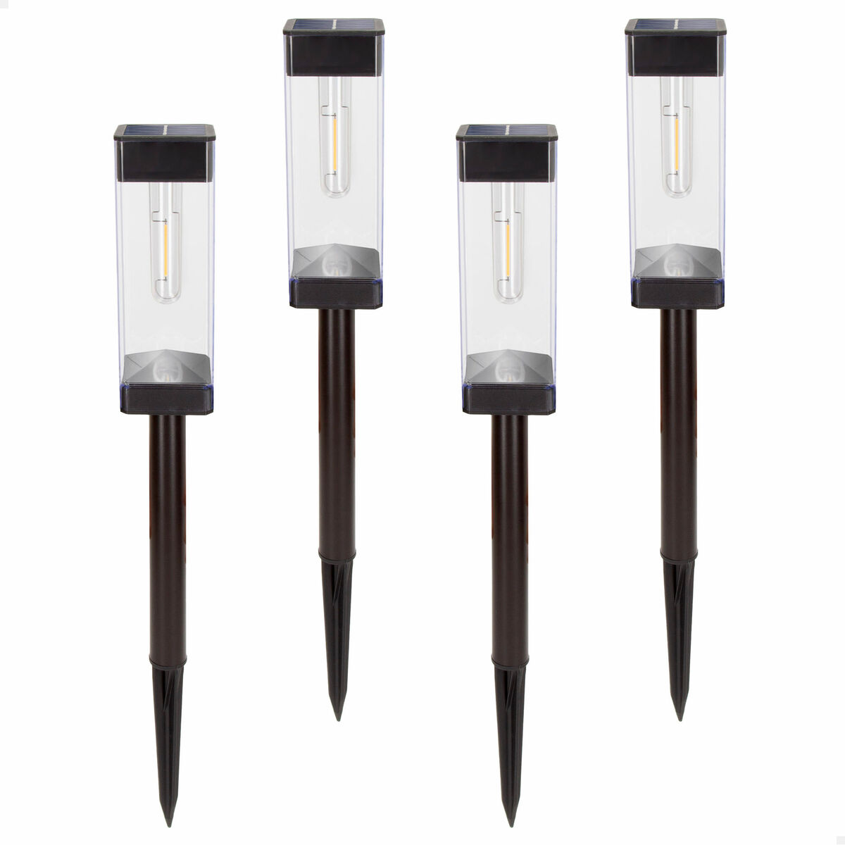 Solar lamp Aktive 6 x 55 x 6 cm (4 Units)