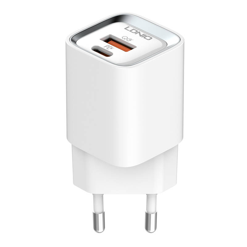 LDNIO A2318C USB, USB-C 20W network charger + microUSB cable