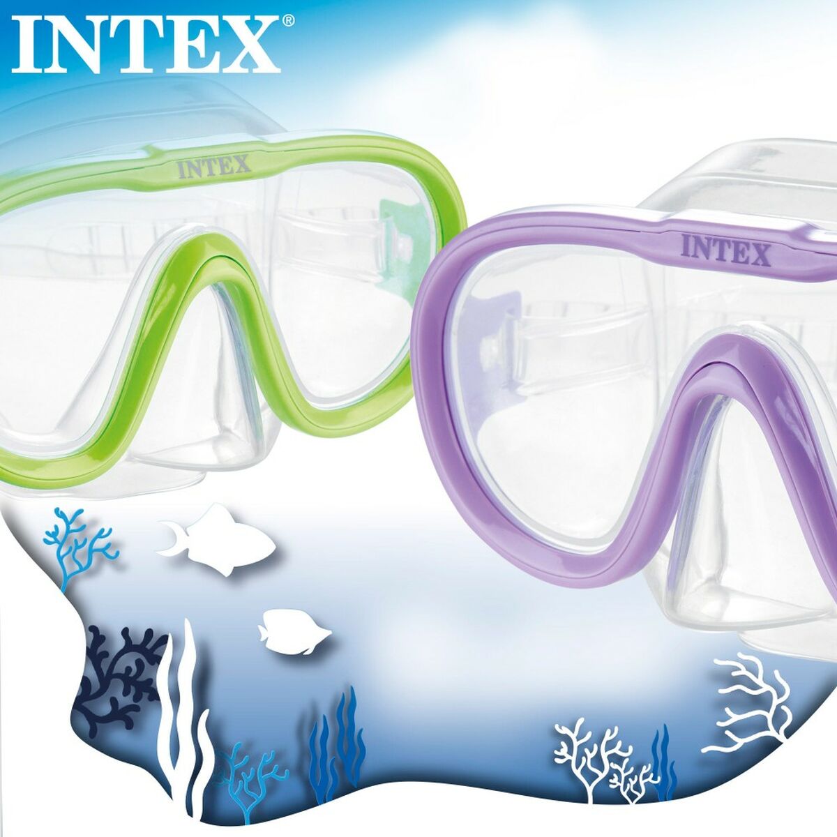 Snorkel Intex Sea Scan Purple (12 Units)