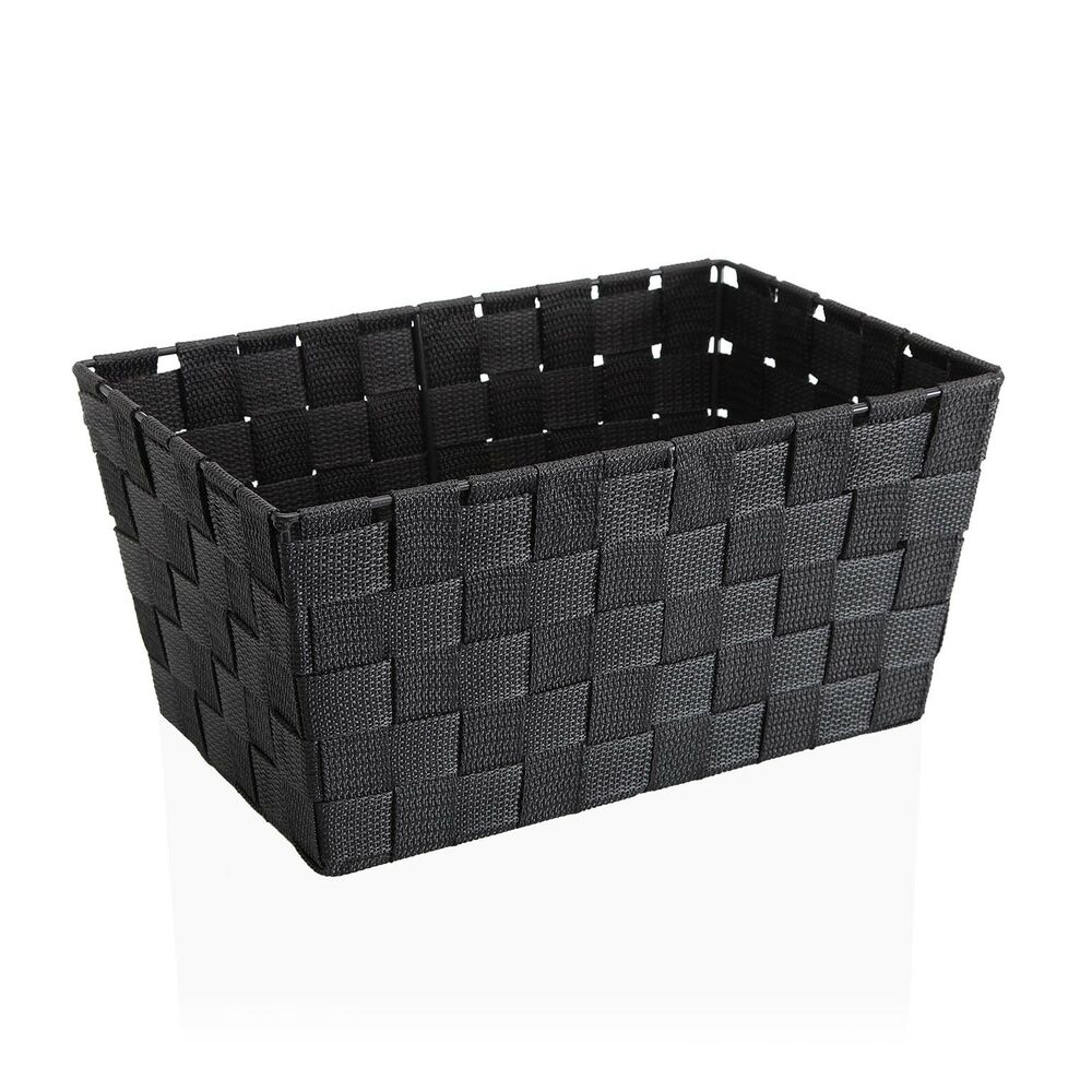 Basket Versa Large Dark grey Textile (20 x 15 x 30 cm)