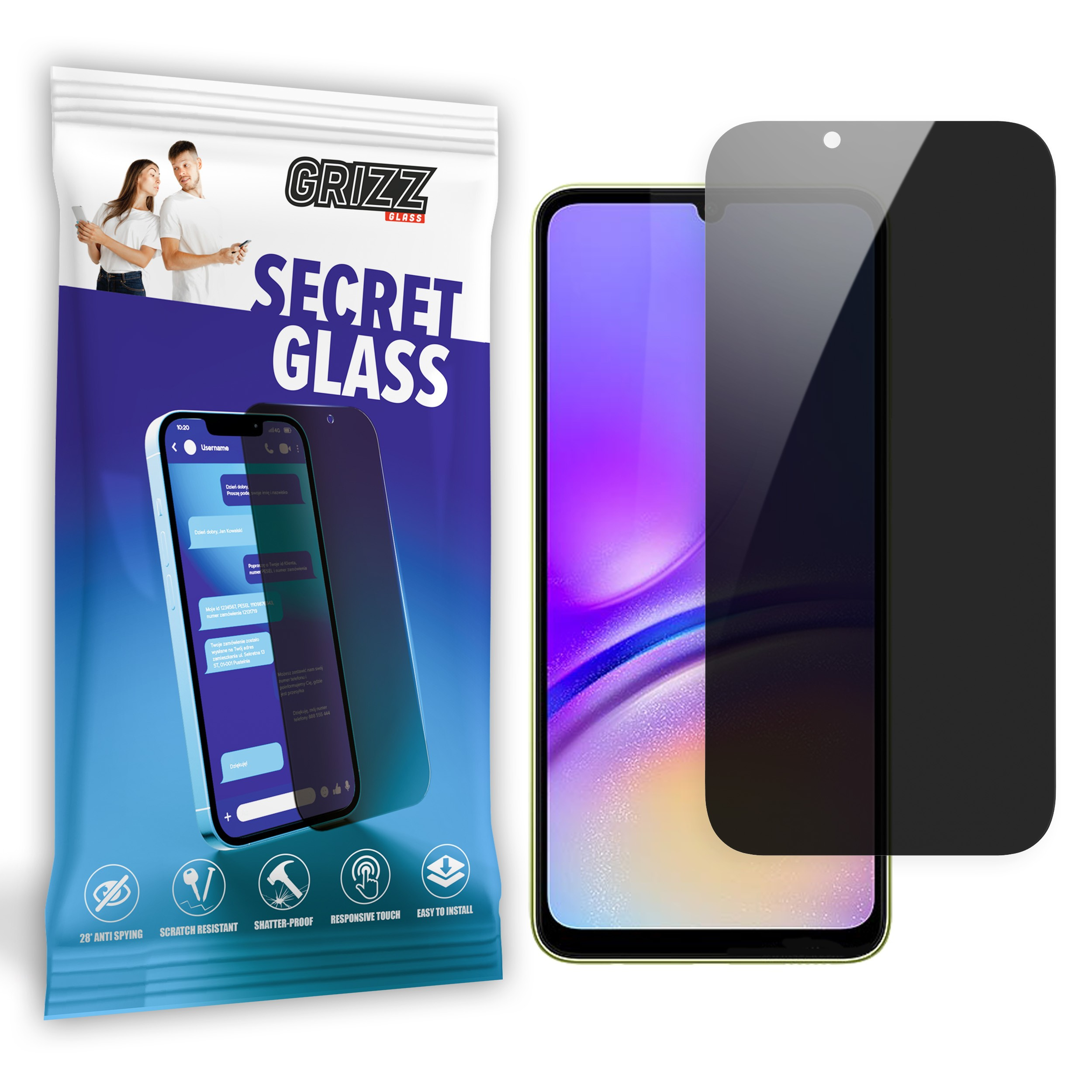 GrizzGlass SecretGlass Samsung Galaxy A05
