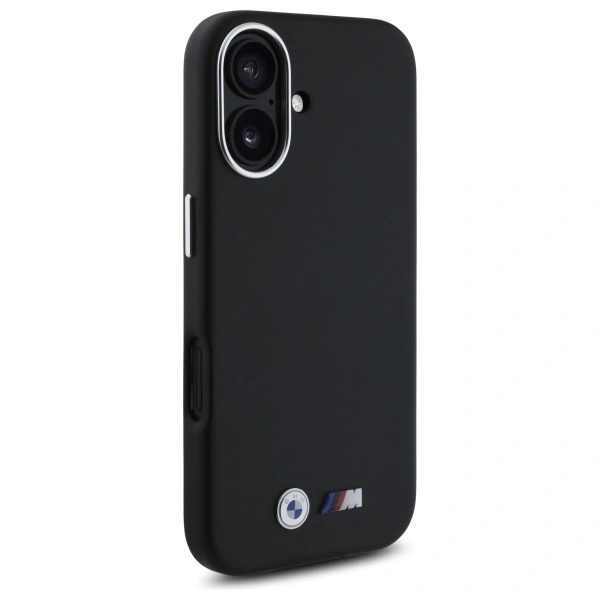 BMW BMHCP16S23PMWK Apple iPhone 16 hardcase M Smooth Full Wrapped Metal black