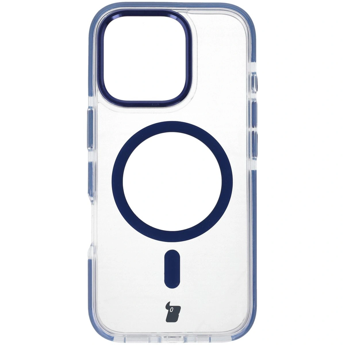 Bizon Case Marco Apple iPhone 16 Pro clear with blue frame