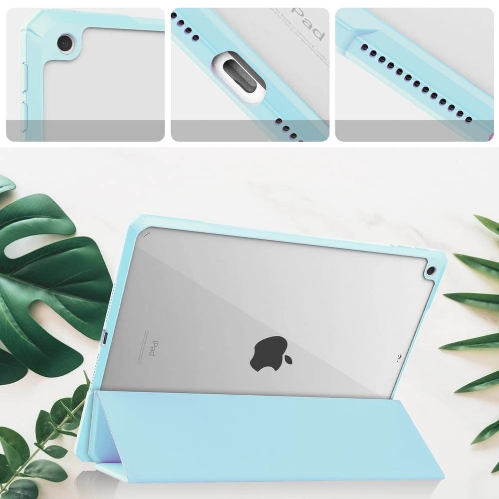 Bizon Case Tab Clear Matt Apple iPad 9/8/7 10.2 2021/2020/2019 blue