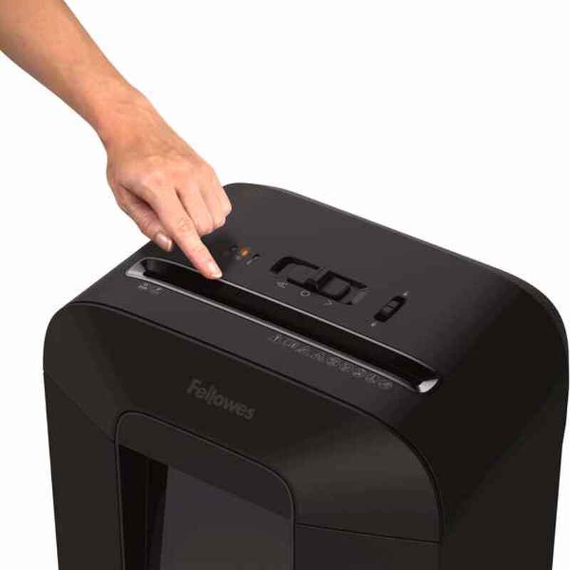 Micro-Cut Paper Shredder Fellowes LX85 4 x 40 mm Black 19 L