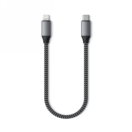 Satechi USB-C / Lightning cable 25cm (space gray)