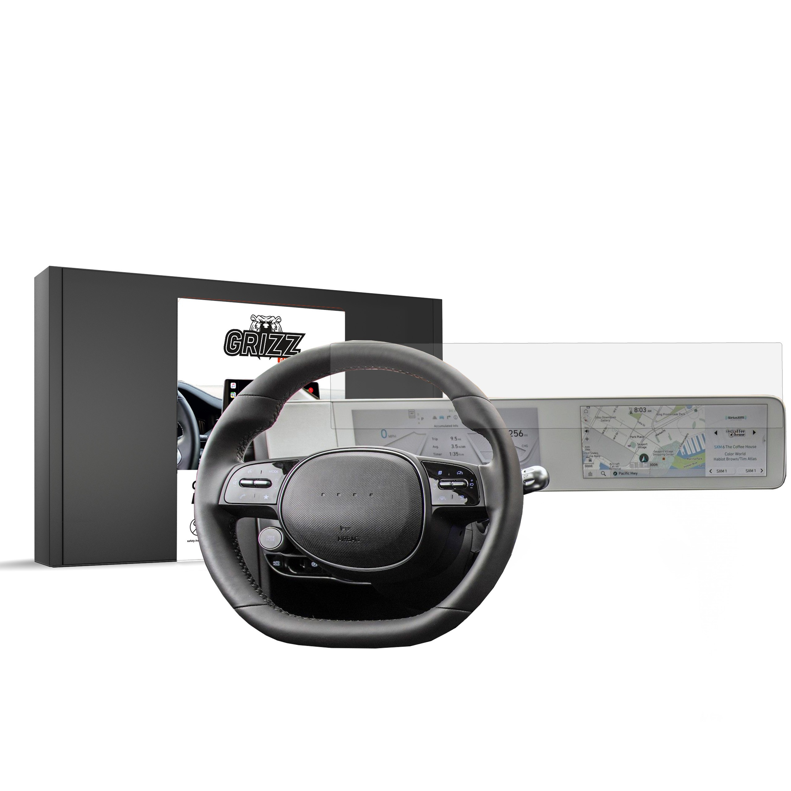 GrizzGlass CarDisplay Protection Hyundai Ioniq 5
