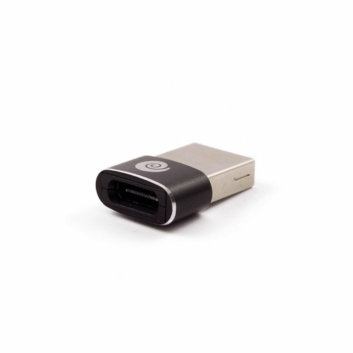 USB A to USB C Cable CoolBox COO-ADAPCUC2A Black