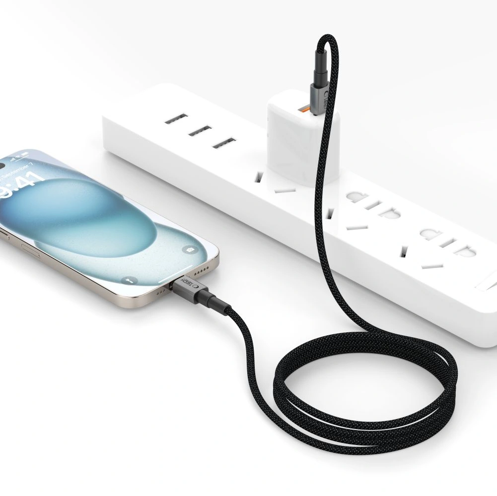 Tech-Protect Ultraboost DNA USB-C / USB-C Cable PD100W/5A 100cm Iron Grey