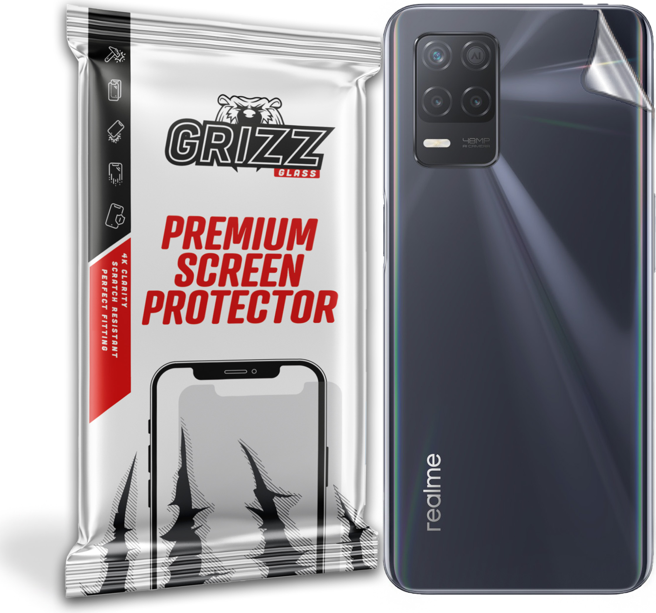 GrizzGlass SatinSkin Realme 8 4G