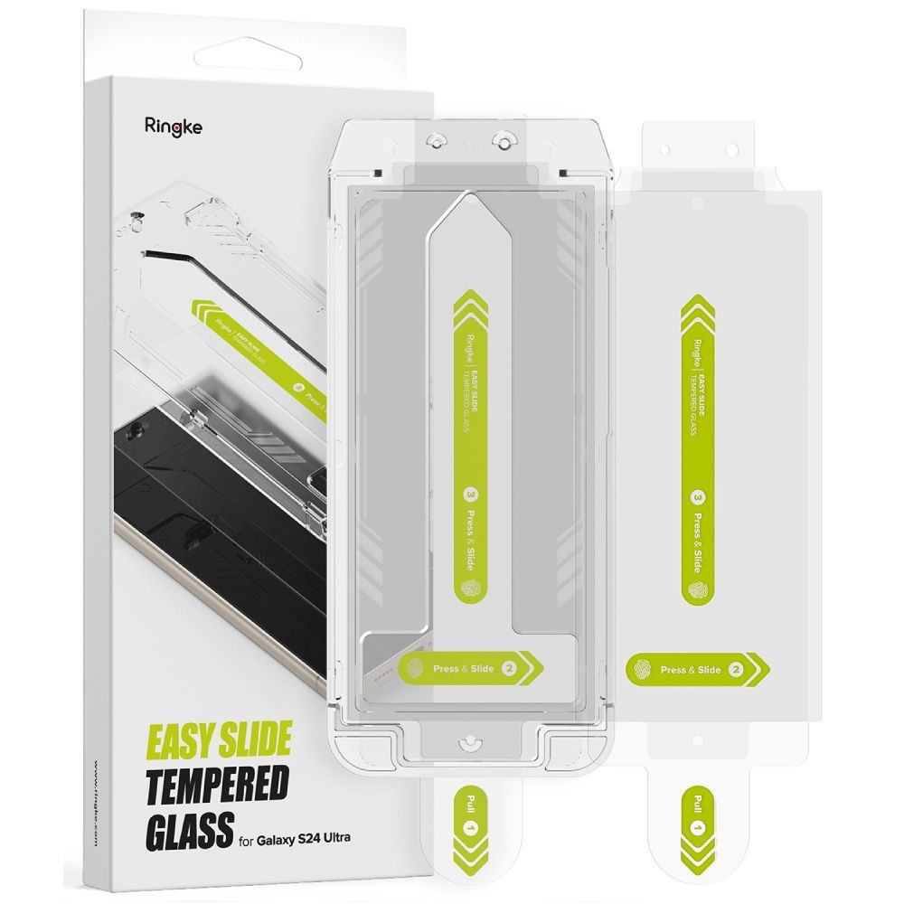 Ringke Easy Slide Samsung Galaxy S24 Ultra Clear [2 PACK]