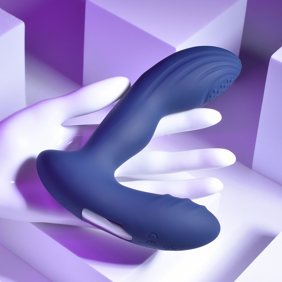 Cassini Anal Vibrator Black Playboy Blue Cassini Anal Vibrator Black Playboy Blue