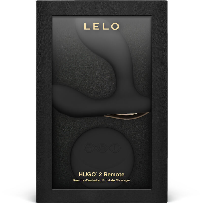 LELO - HUGO 2 REMOTE CONTROL PROSTATE MASSAGER BLACK