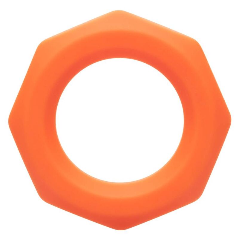 CALIFORNIA EXOTICS ALPHA SEXAGON RING ORANGE