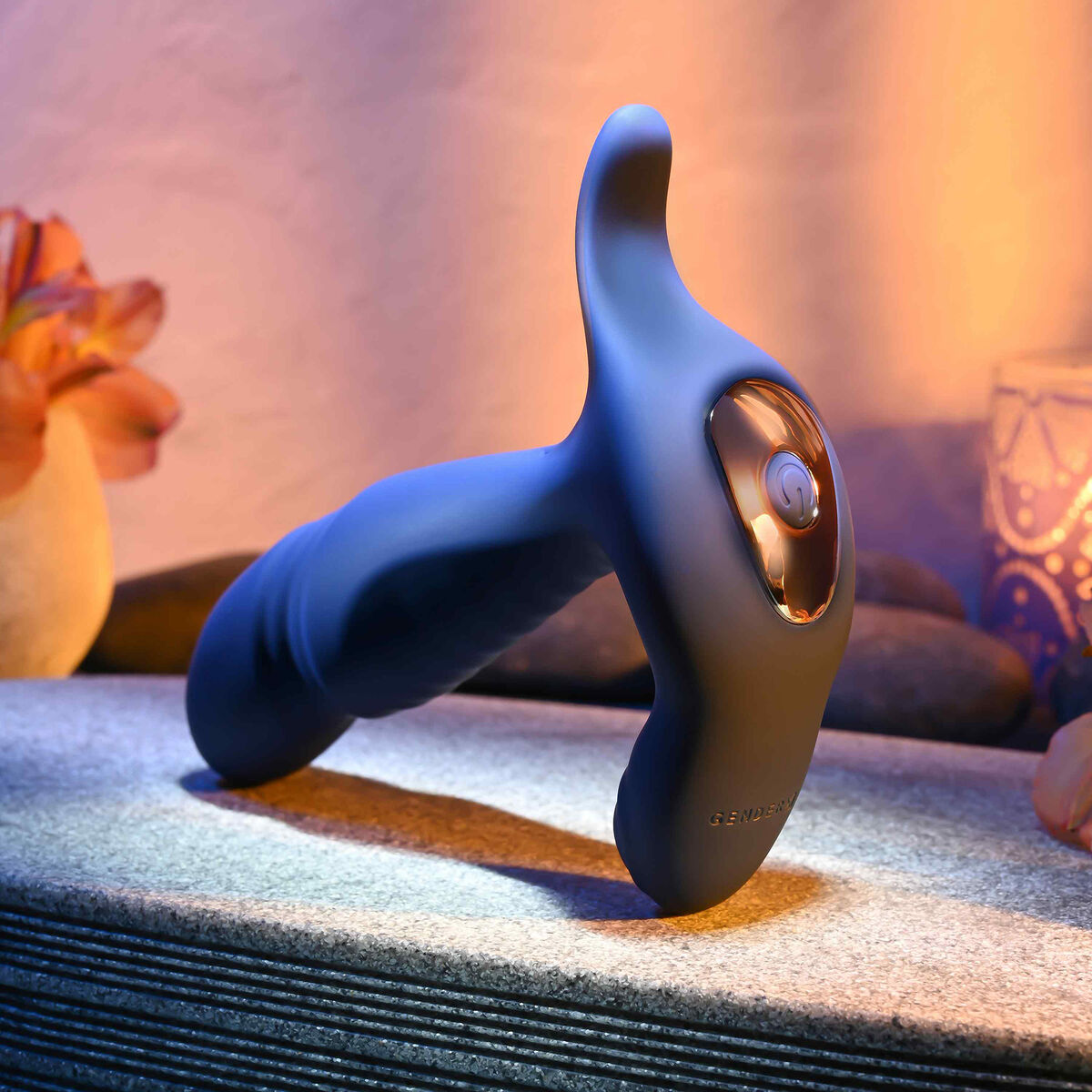 Cassini Anal Vibrator Black Gender X Blue Cassini Anal Vibrator Black Gender X Blue
