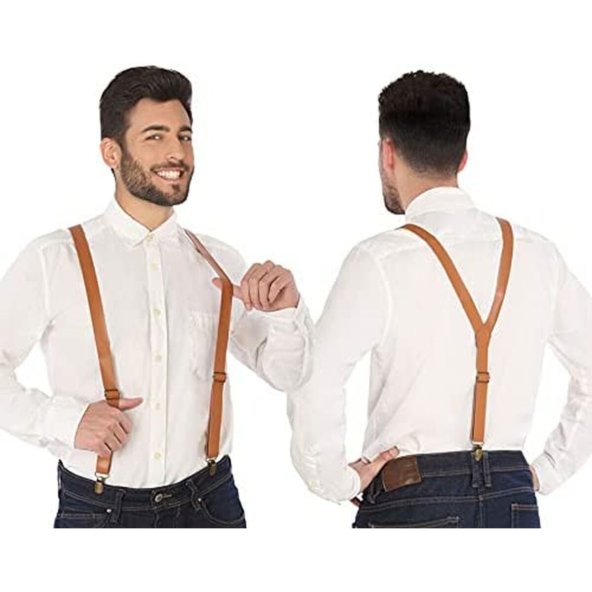 Adjustable straps Orange Brown