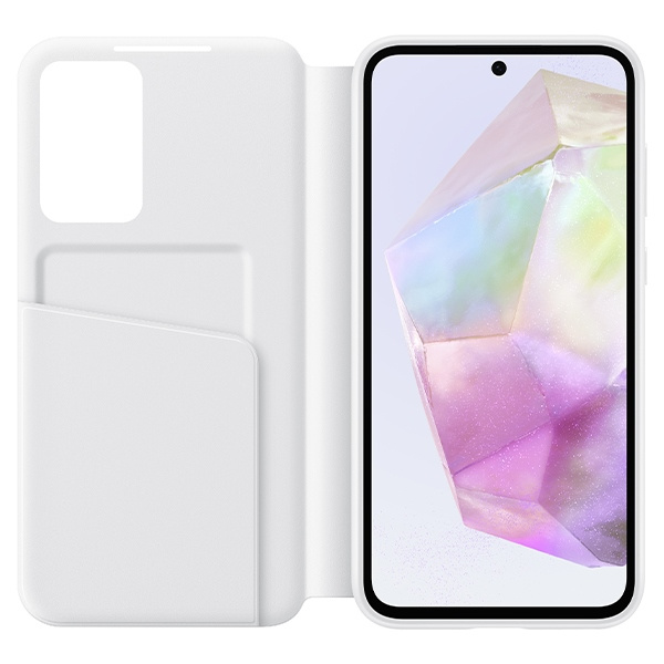 Samsung EF-ZA356CWEGWW Samsung Galaxy A35 5G Smart View Wallet Case white