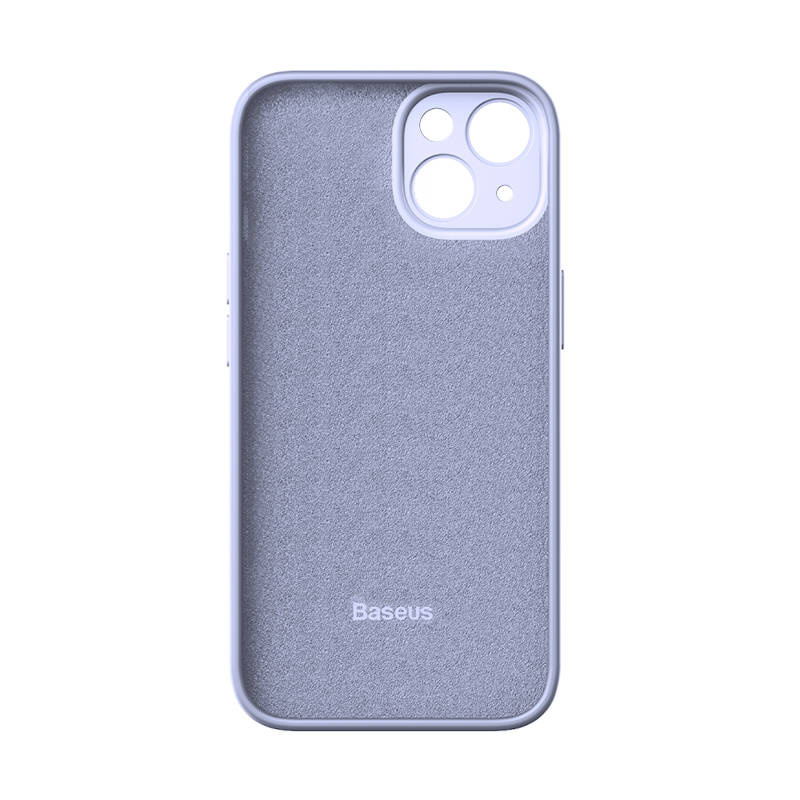 Baseus Liquid Silica Gel Case + Glass Apple iPhone 14 Plus (lavender)