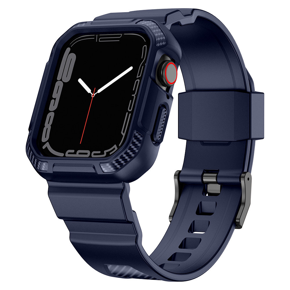 Kingxbar CYF106 2in1 Band + Case Apple Watch 4/5/6/7/SE/8 40/41mm blue