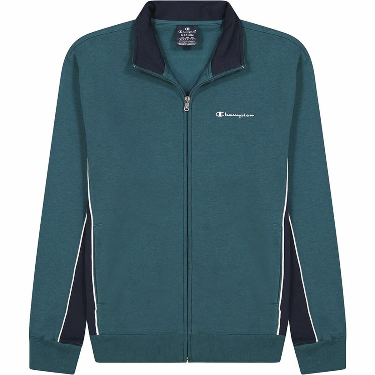Tracksuit for Adults Champion Green With zip