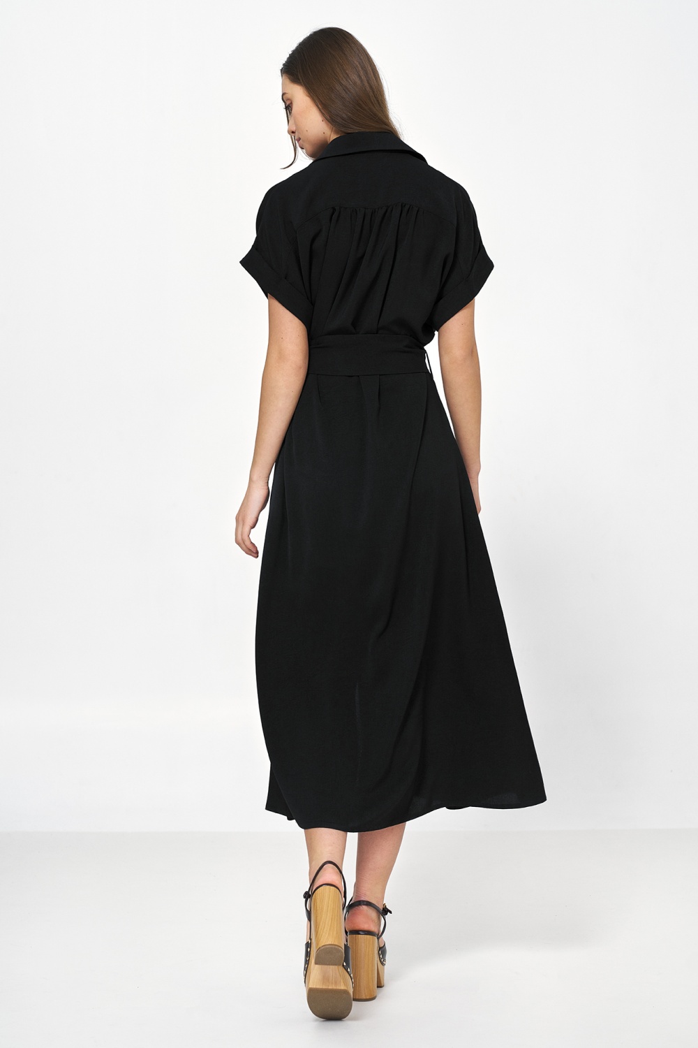 Alltagskleid model 177996 Nife schwarz Damen