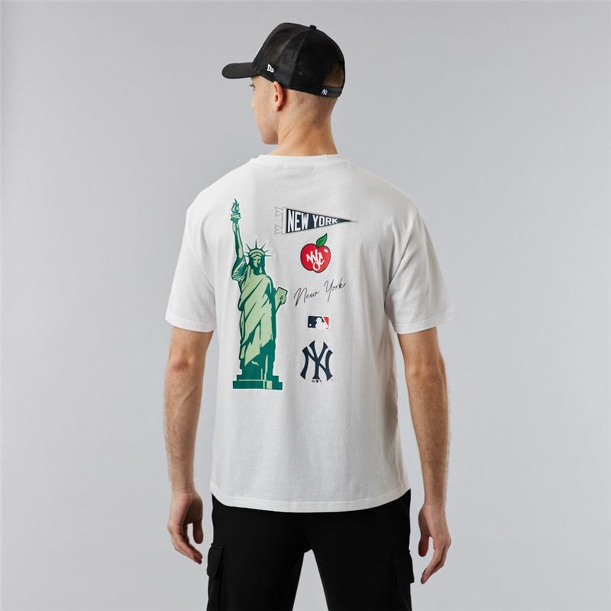 Men’s Short Sleeve T-Shirt New Era New York Yankees MLB City Graphic Oversized