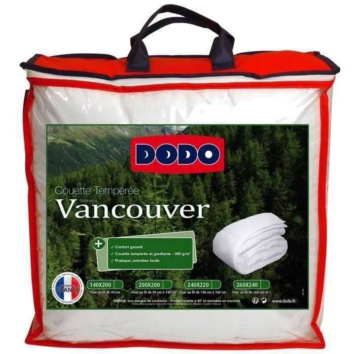 Duvet DODO Vancouver  White (200 x 200 cm)