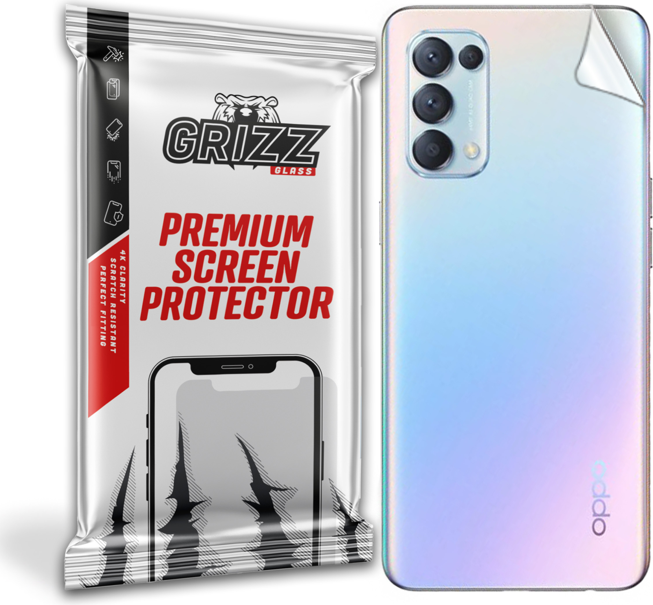 GrizzGlass SatinSkin Oppo Reno 5 4G