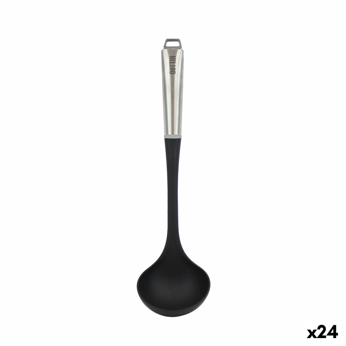 Ladle Quttin Steel 34,5 x 9 x 7 cm (24 Units)