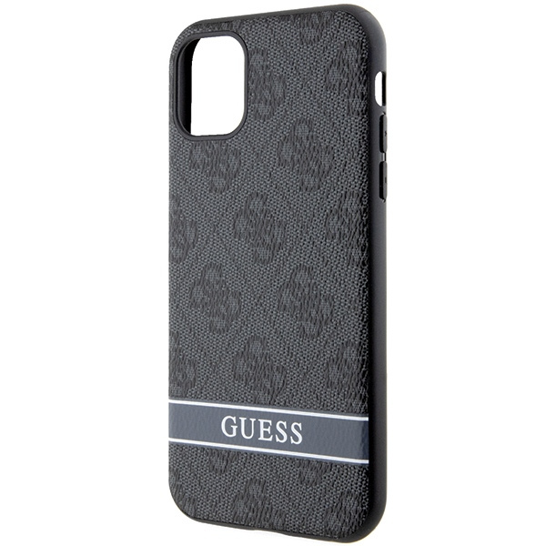 Guess GUHCN61P4SNK Apple iPhone 11/XR gray hardcase 4G Stripe