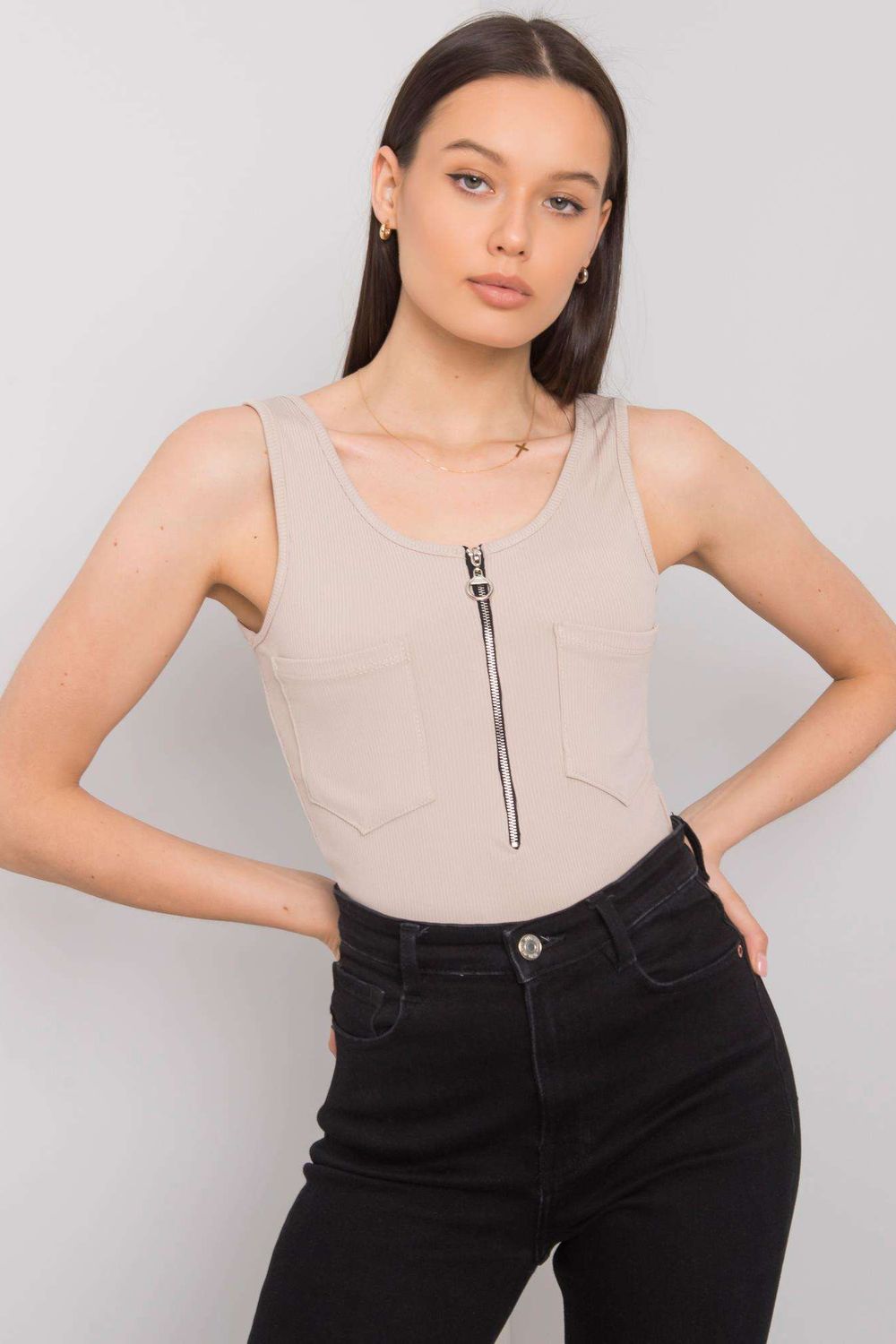  T-shirt model 167390 Italy Moda  beige