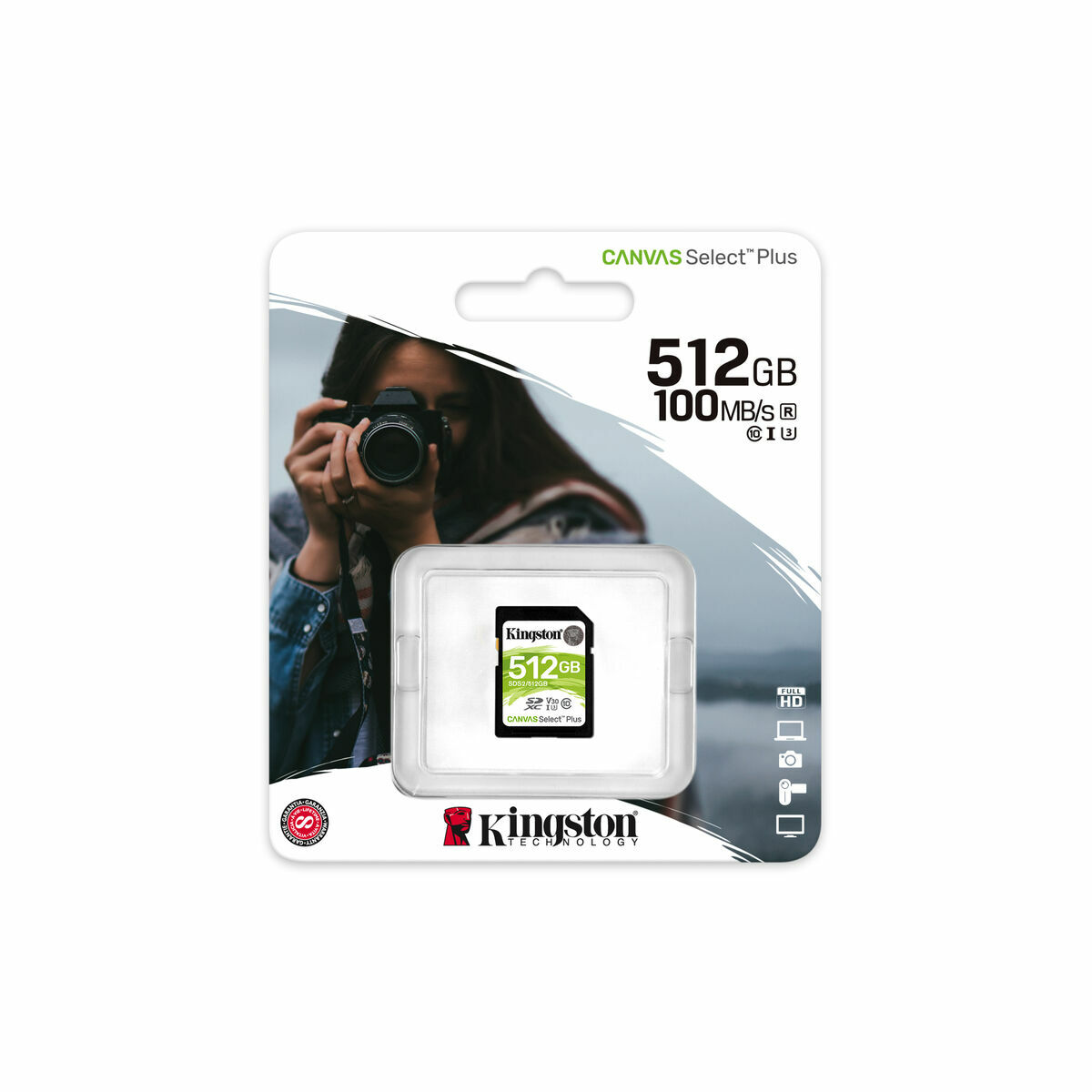 Memory Card Kingston Canvas Select Plus 512 GB