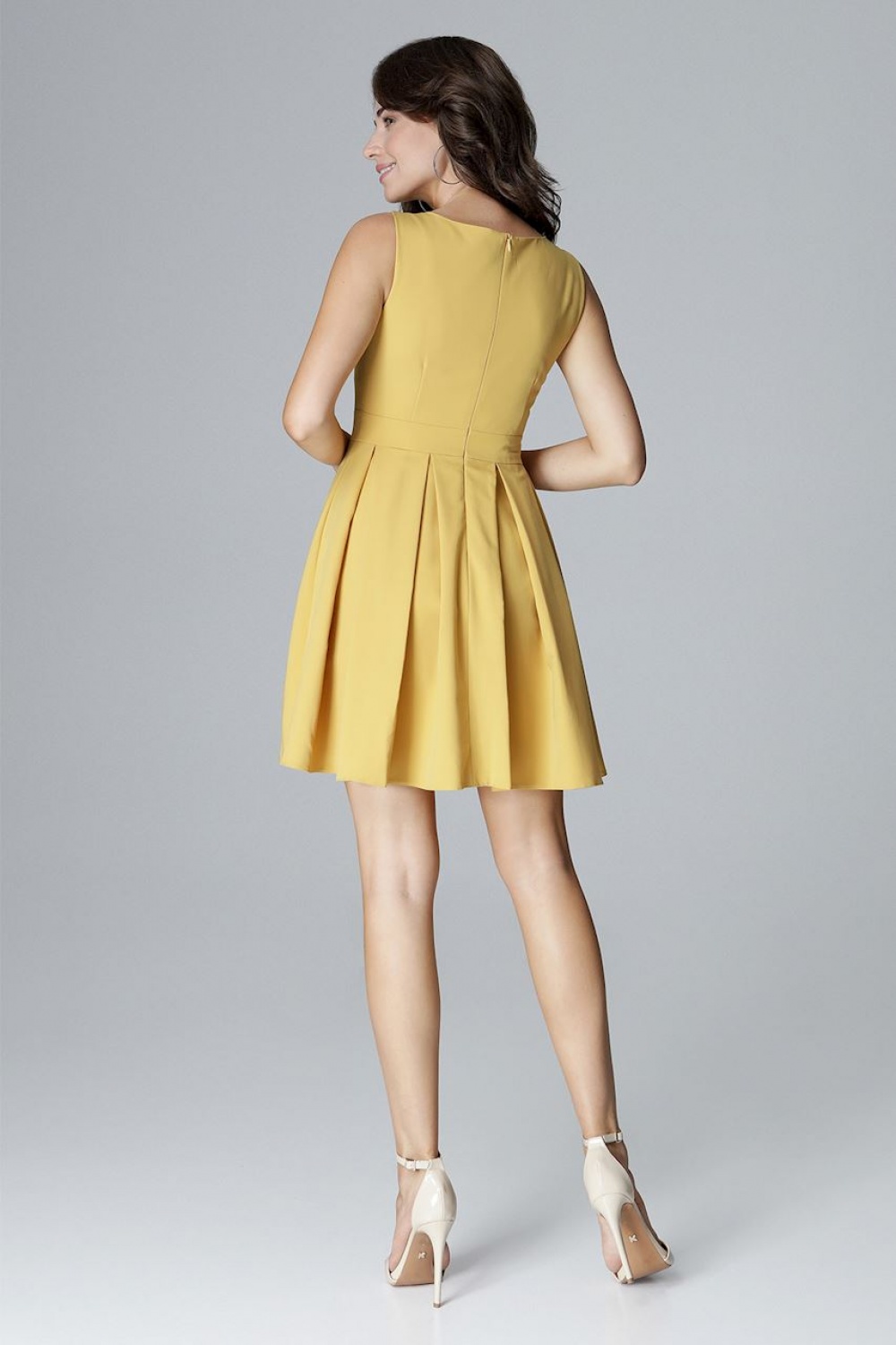  Cocktail dress model 123545 Lenitif  yellow