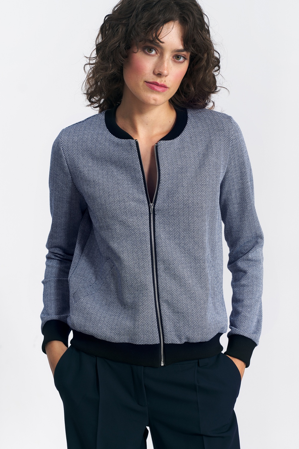  Jacket model 186124 Nife  navy blue