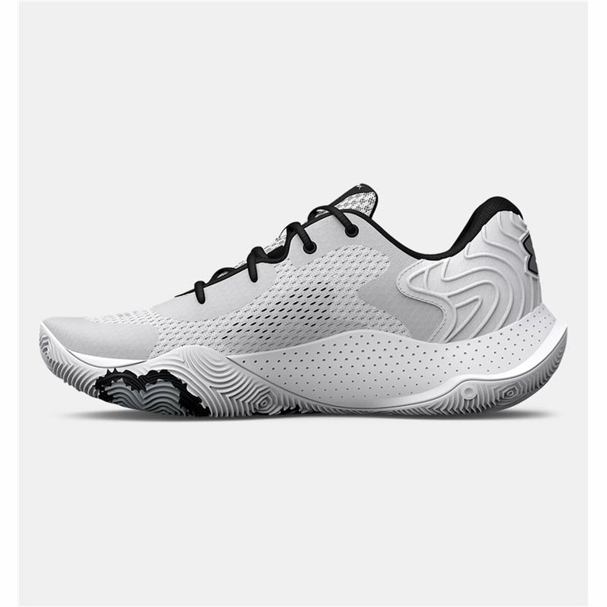 Basketball Shoes for Adults Under Armour Spawn 4 Grey Men