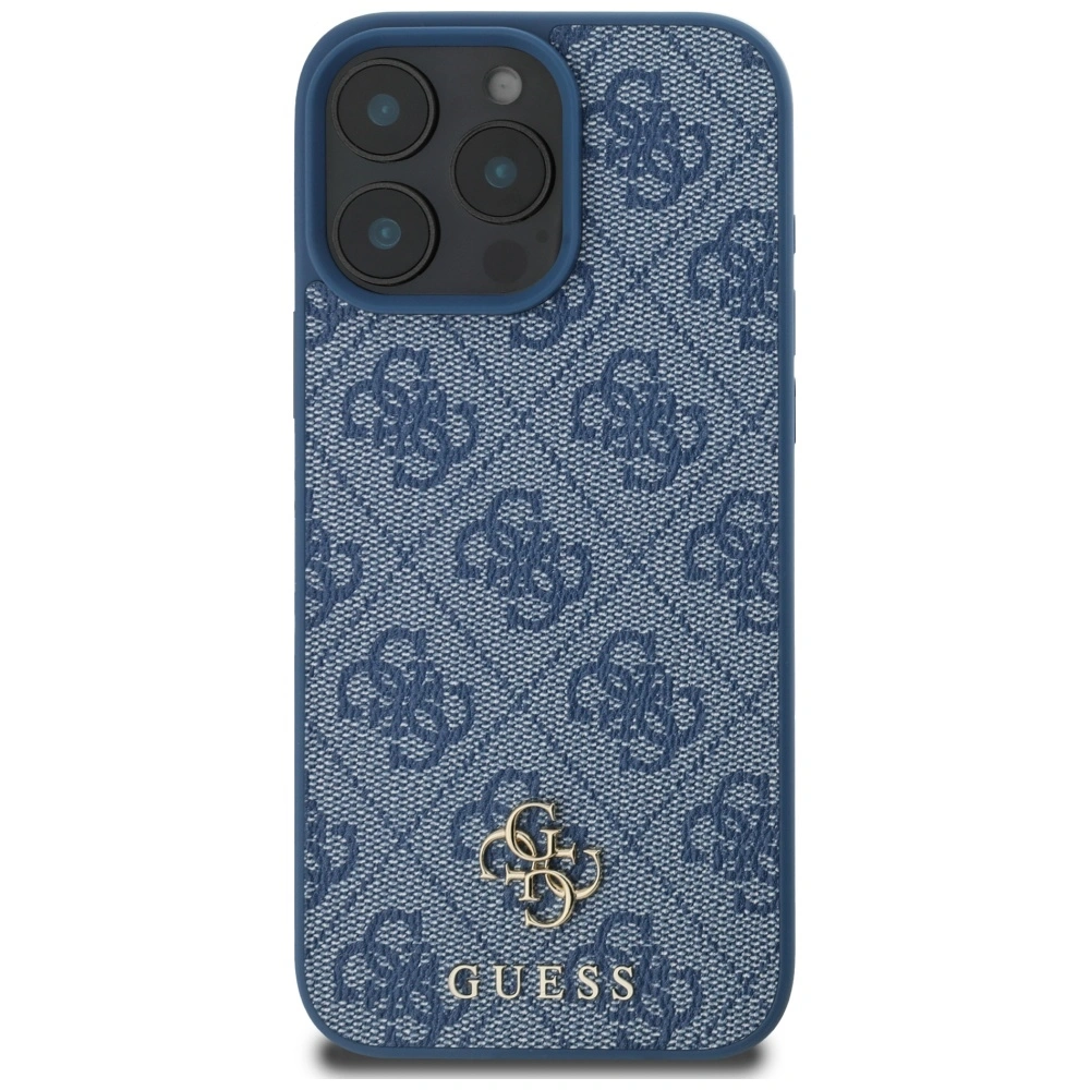 Guess HC PU 4G Small 4G and Classic Apple iPhone 16 Pro MagSafe blue
