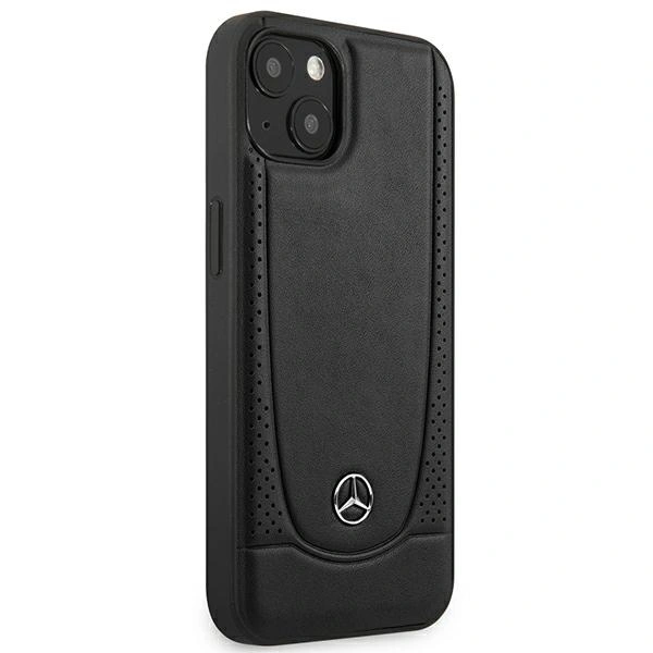 Mercedes MEHCP14MARMBK Apple iPhone 14 Plus / 15 Plus hardcase Leather Urban black