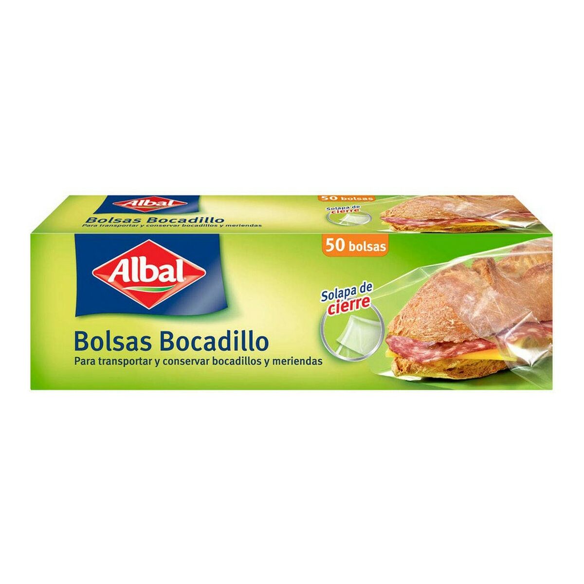 Bags Albal Sandwich Box 50 Units