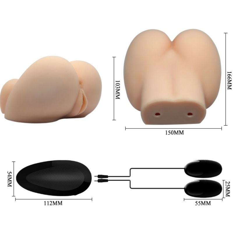CRAZY BULL - REALISTIC ANUS AND VAGINA WITH VIBRATION POSTURE 6
