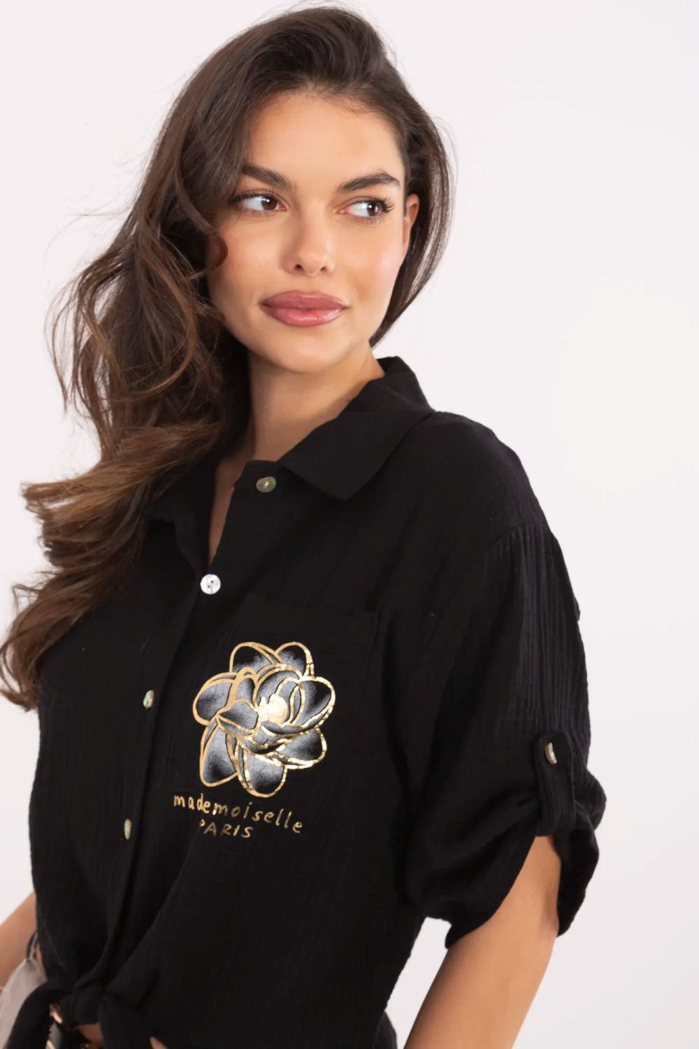  Shirt model Italy Moda  black