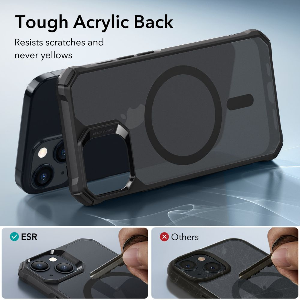 ESR Air Armor Halolock MagSafe Apple iPhone 15 Plus Frosted Black