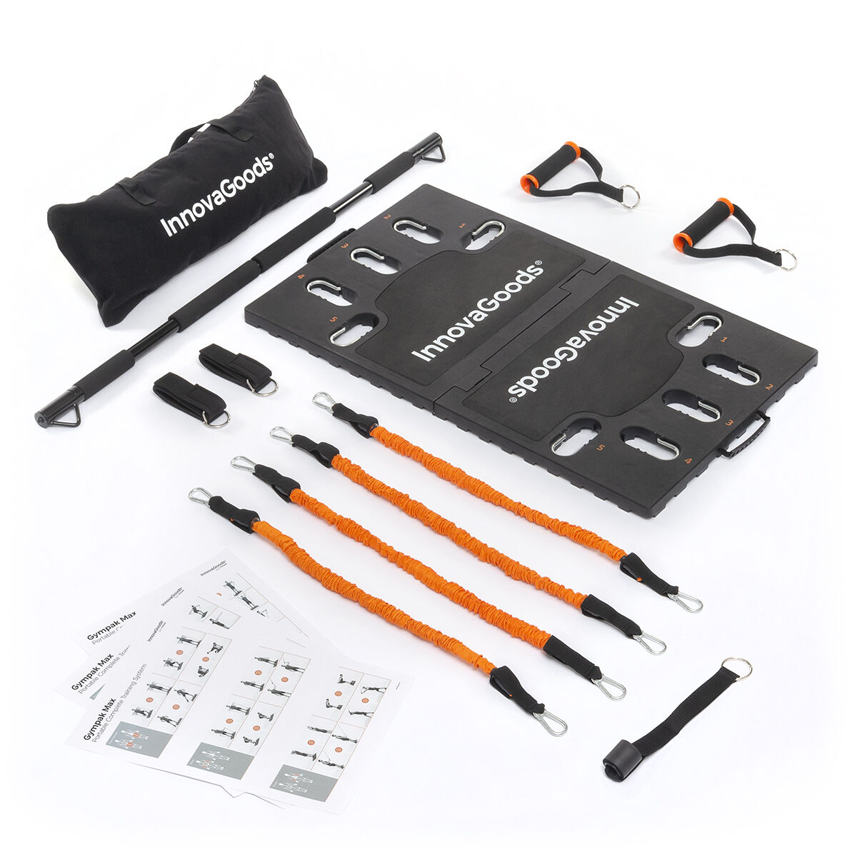 Integriertes tragbares Trainingssystem mit Übungsanleitung Gympak Max InnovaGoods Integriertes tragbares Trainingssystem mit Übungsanleitung Gympak Max InnovaGoods
