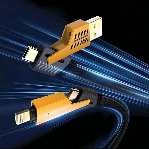 AWEI CL-226 cable 4in1 USB-C / Lightning black