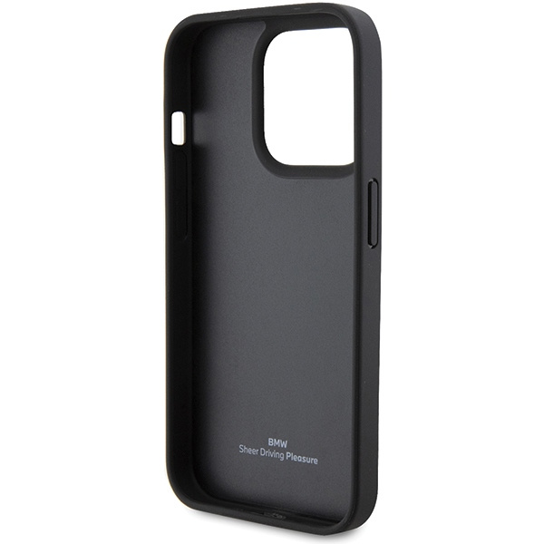 BMW BMHCP15X22RQDK Apple iPhone 15 Pro Max Leather Quilted black