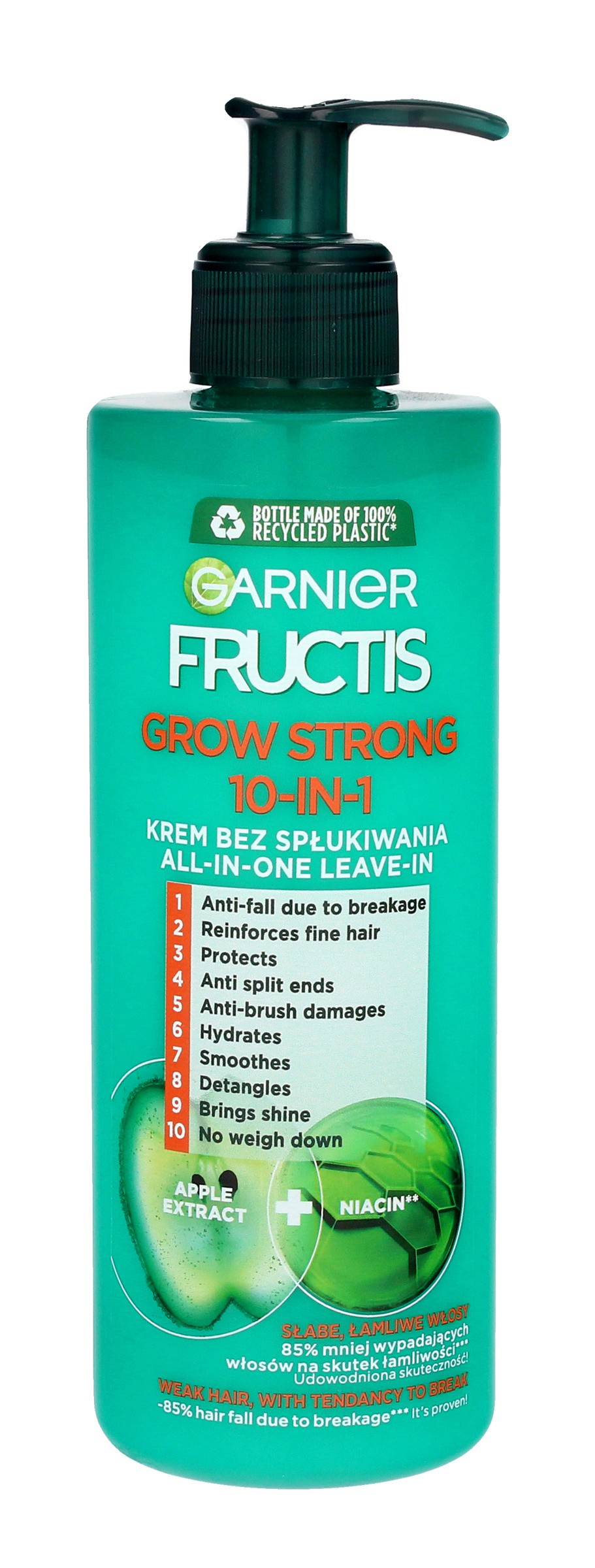 Fructis Grow Strong Krem-odżywka do włosów 10w1 bez spłukiwania  400ml