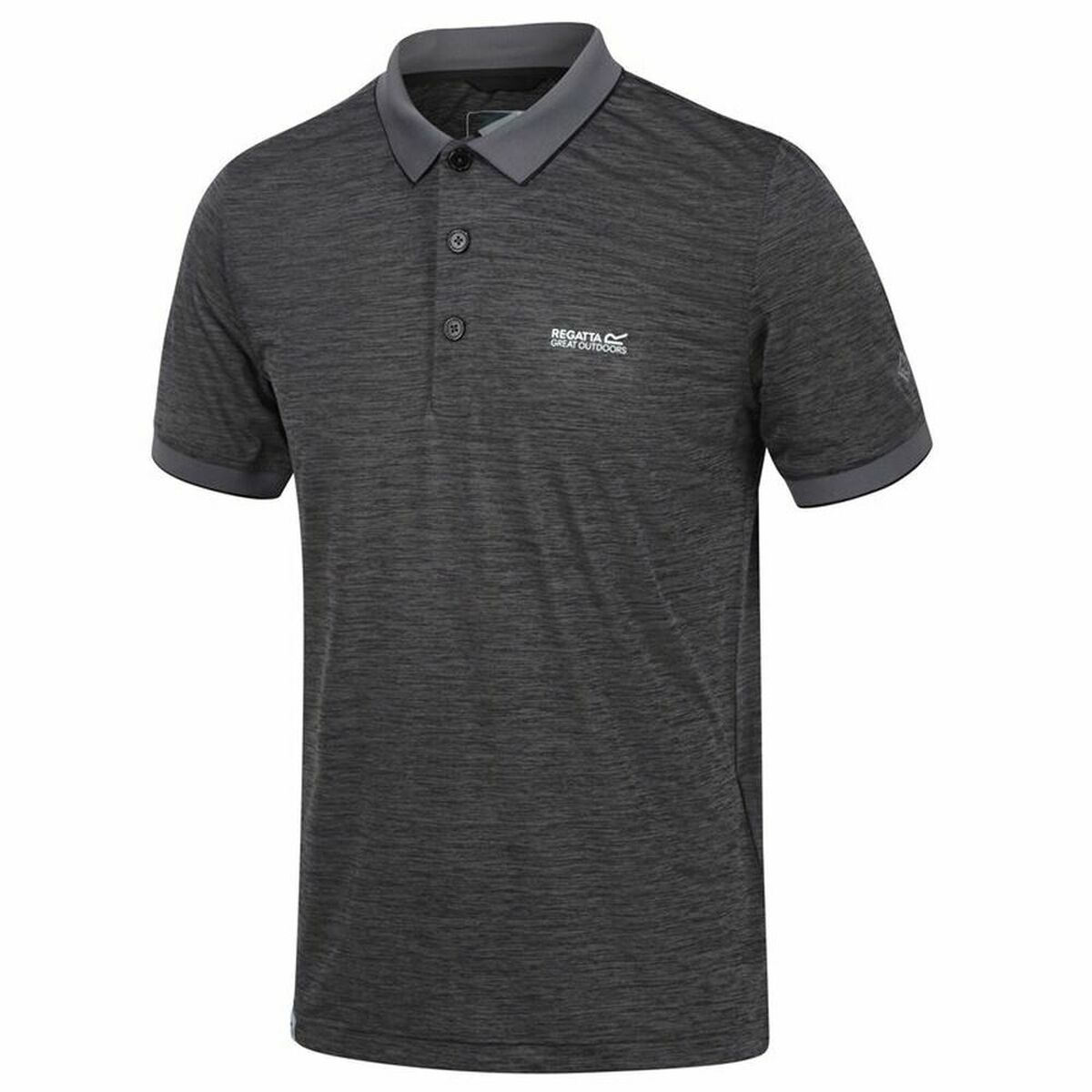 Men’s Short Sleeve Polo Shirt Regatta Remex II Dark grey
