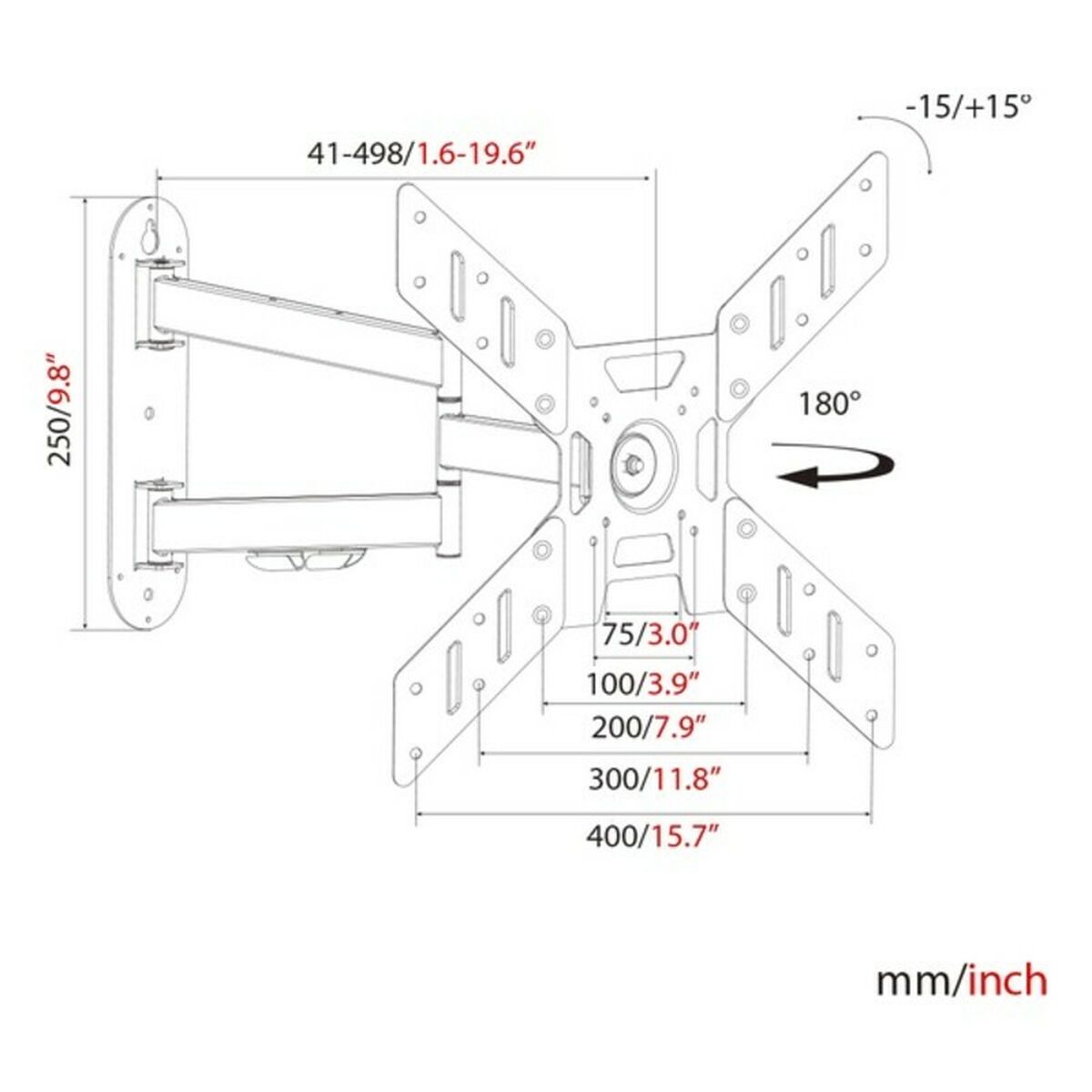TV Mount Haeger WB-T50.017A 23" 23" - 50"