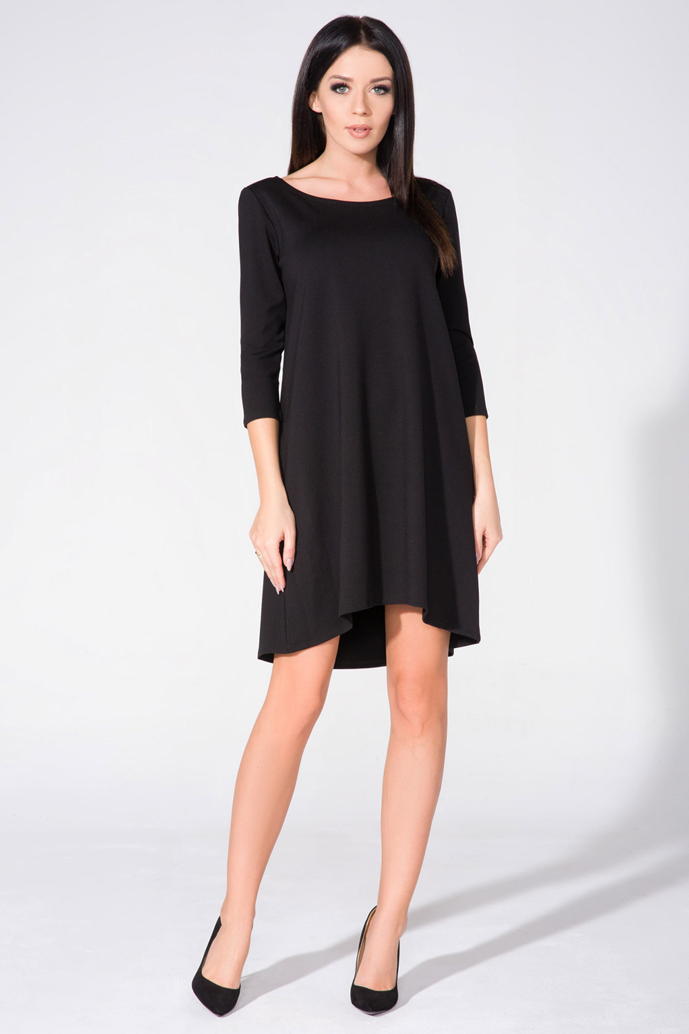 Alltagskleid model 76297 Tessita schwarz Damen