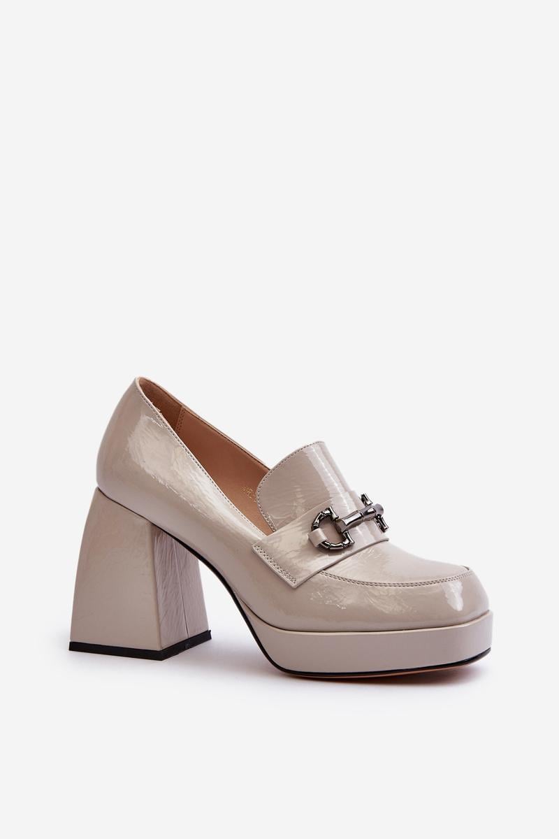  Heeled low shoes model 196315 Step in style  grey