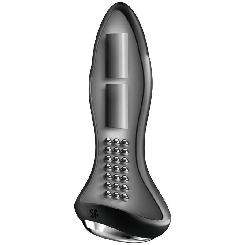 SATISFYER ROTATOR PLUG 1+ VIBRATING PLUG APP - BLACK